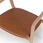 Featuring Amare Sonoma Butterscotch Dining Armchair by Four Hands at Amethyst Home. Make it monochromatic. Inspired by simple Scandinavian styling, solid ash forms a shapely open frame for top-grain leather seating.Overall Dimensions: 22"W x 22"L x 32"H
Collection: AllstonColors: Natural ,Sonoma ButterscotchMaterials: Solid Ash ,Top Grain Leather Weight: 13.89 lbs. Amethyst Home provides interior design, new construction, custom furniture, and area rugs in the Laguna Beach metro area.