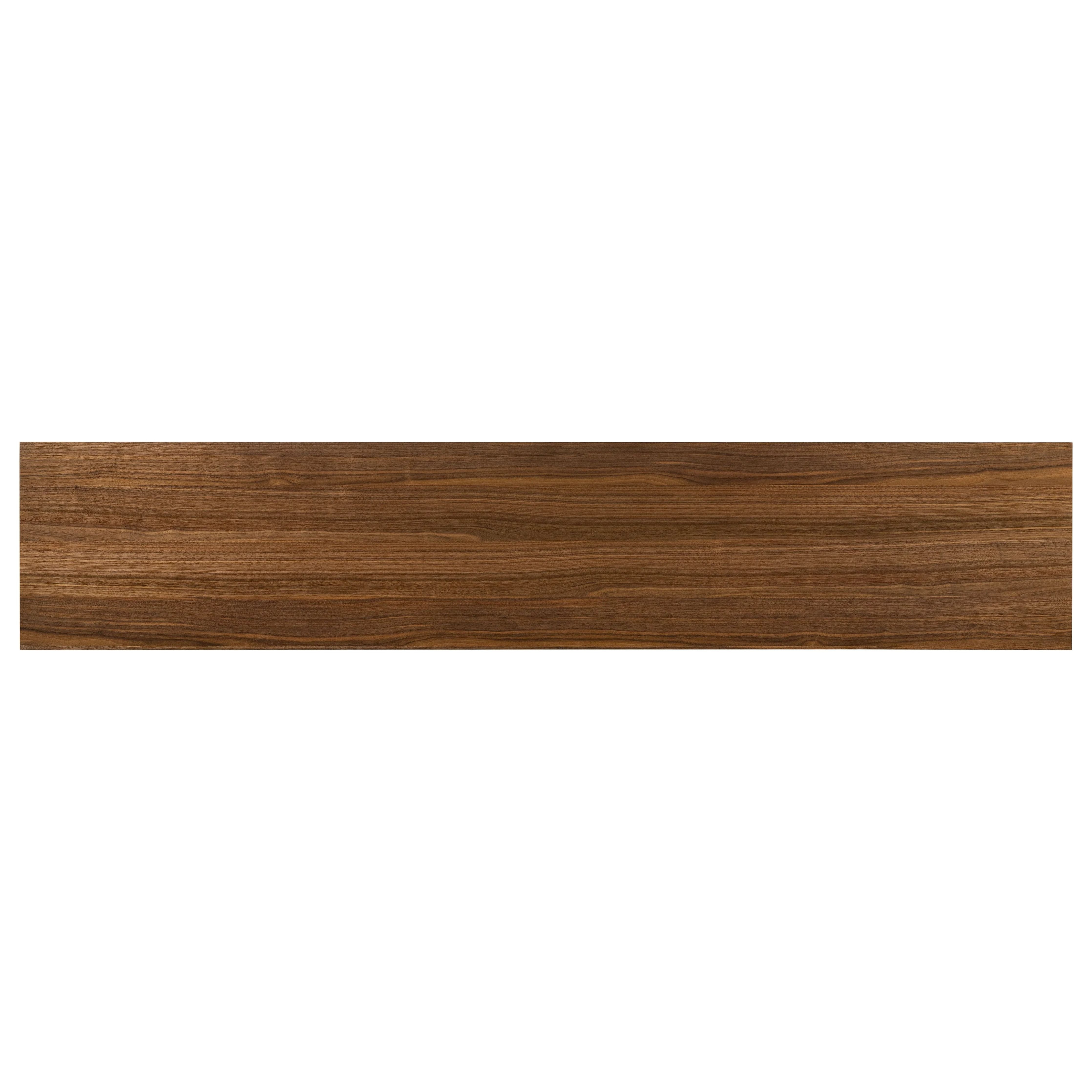 Inspired by campaign-style furniture of the 1800s â€” packable pieces first designed for traveling military use â€” a simply shaped sideboard of natural walnut features a subtly inset top and rounded legs, finished with wooden hardware Amethyst Home provides interior design, new home construction design consulting, vintage area rugs, and lighting in the Alpharetta metro area.