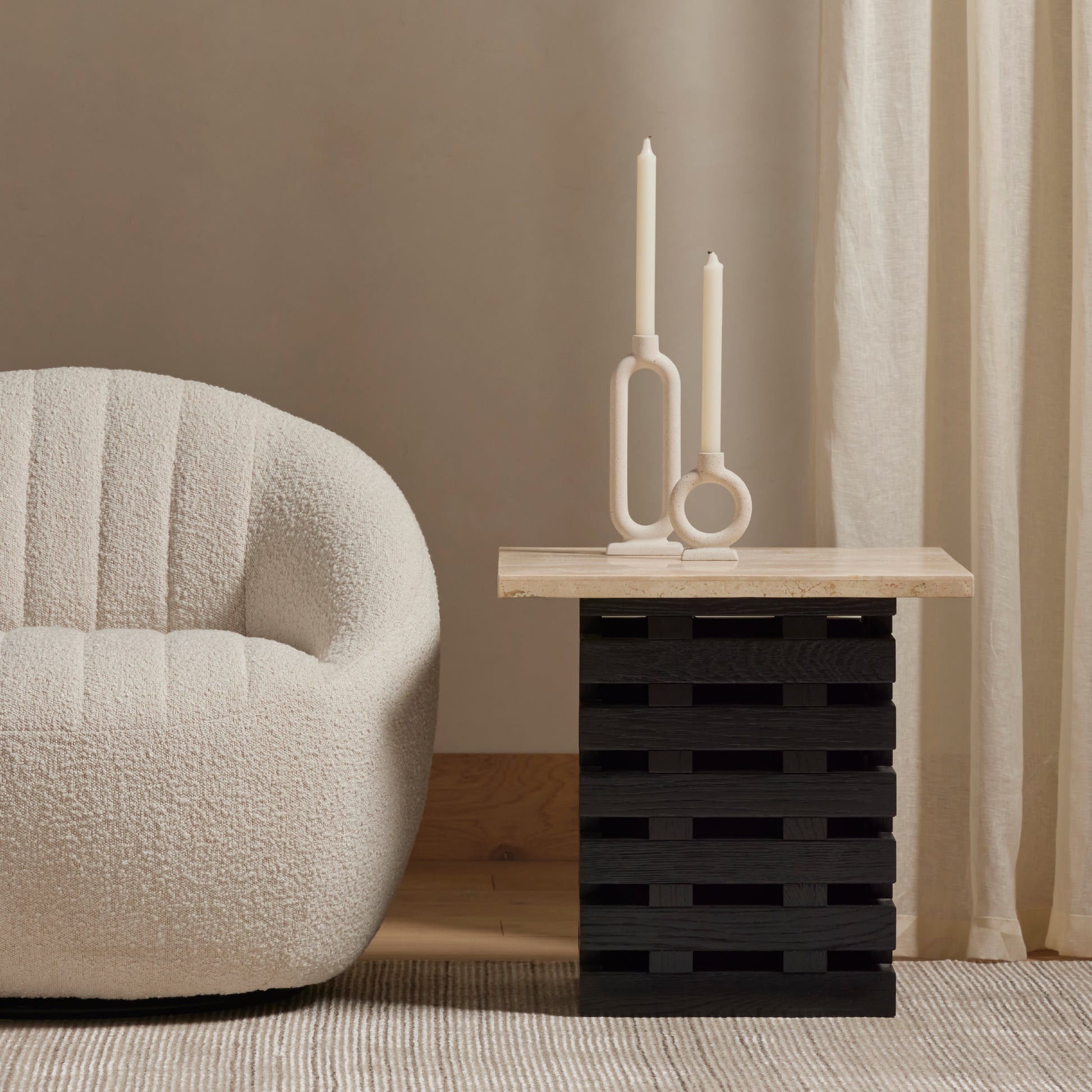 The Audie Knoll Natural Swivel Chair's performance fabrics are specially created to withstand spills, stains, high traffic and wear, ensuring long-term comfort and unmatched durability. Amethyst Home provides interior design services, furniture, rugs, and lighting in the Charlotte metro area.