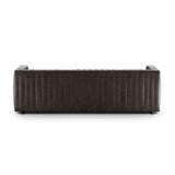 Featuring Augustine Deacon Wolf Sofa by Four Hands at Amethyst Home. Luxurious top-grain leather seating takes on a deep brown hue with dramatic channeling, for trend-forward texture and sumptuous sit.Overall Dimensions: 88"W x 35"L x 26.50"H
Collection: GraysonColors: Deacon WolfMaterials: Top Grain Leather Weight: 105.8 lbsSeat Depth: 24"Seat Height: 17"Arm Height from Floor: . Amethyst Home provides interior design, new construction, custom furniture, and area rugs in the Des Moines metro area.