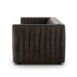 Featuring Augustine Deacon Wolf Sofa by Four Hands at Amethyst Home. Luxurious top-grain leather seating takes on a deep brown hue with dramatic channeling, for trend-forward texture and sumptuous sit.Overall Dimensions: 88"W x 35"L x 26.50"H
Collection: GraysonColors: Deacon WolfMaterials: Top Grain Leather Weight: 105.8 lbsSeat Depth: 24"Seat Height: 17"Arm Height from Floor. Amethyst Home provides interior design, new construction, custom furniture, and area rugs in the Laguna Beach metro area.