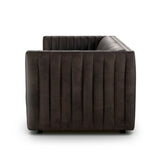 Featuring Augustine Deacon Wolf Sofa by Four Hands at Amethyst Home. Luxurious top-grain leather seating takes on a deep brown hue with dramatic channeling, for trend-forward texture and sumptuous sit.Overall Dimensions: 88"W x 35"L x 26.50"H
Collection: GraysonColors: Deacon WolfMaterials: Top Grain Leather Weight: 105.8 lbsSeat Depth: 24"Seat Height: 17"Arm Height from Floor. Amethyst Home provides interior design, new construction, custom furniture, and area rugs in the Laguna Beach metro area.