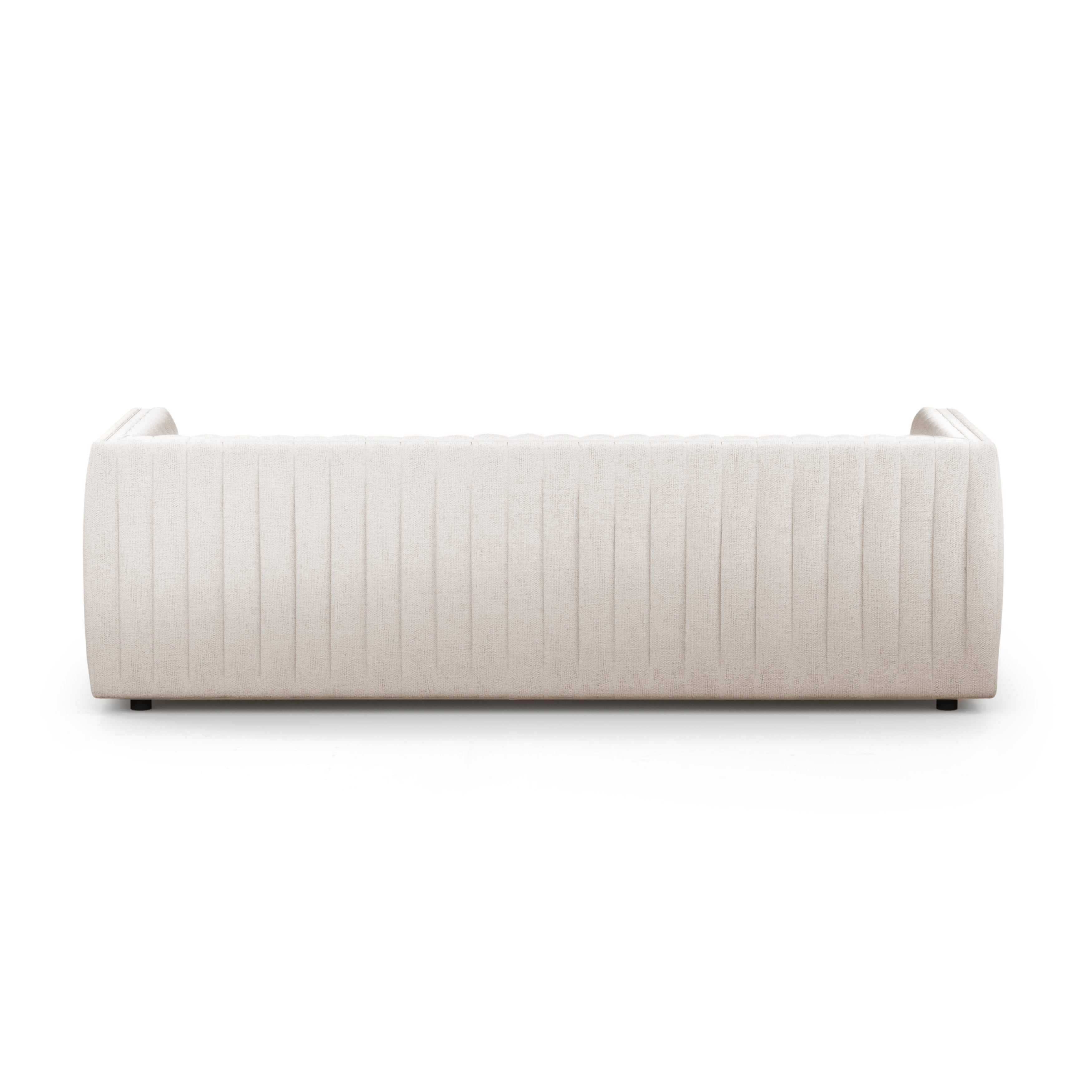 Featuring Augustine Dover Crescent Sofa by Four Hands at Amethyst Home. A dramatically channeled sofa with dover crescent linen-blend upholstery offers a crisp, clean look and sumptuous sit. Performance fabrics are specially created to withstand spills, stains, high traffic and wear, ensuring long-term comfort and unmatched durability.Overall Dimensions: 88"W x 35"L x 26.50"H
Col. Amethyst Home provides interior design, new construction, custom furniture, and area rugs in the Charlotte metro area.