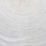 Natural beauty, total novelty. Bleached oyster-cut Guanacaste forms a petite, kidney-shaped coffee table. Visible rings speak to woods' natural graining, while a dark gunmetal-finished base provides clean contrast to the whole look. Short piece; measures 49.5"x24"x11.75". Option to pair with taller piece, sold separately. Amethyst Home provides interior design, new construction, custom furniture, and area rugs in the Tampa metro area.