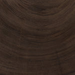 Natural beauty, total novelty. Oyster-cut Guanacaste forms a petite, kidney-shaped coffee table. Visible rings speak to woods' natural graining, while a dark gunmetal-finished base provides clean contrast to the whole look. Option to pair with taller piece, sold separately. Amethyst Home provides interior design, new construction, custom furniture, and area rugs in the Tampa metro area.