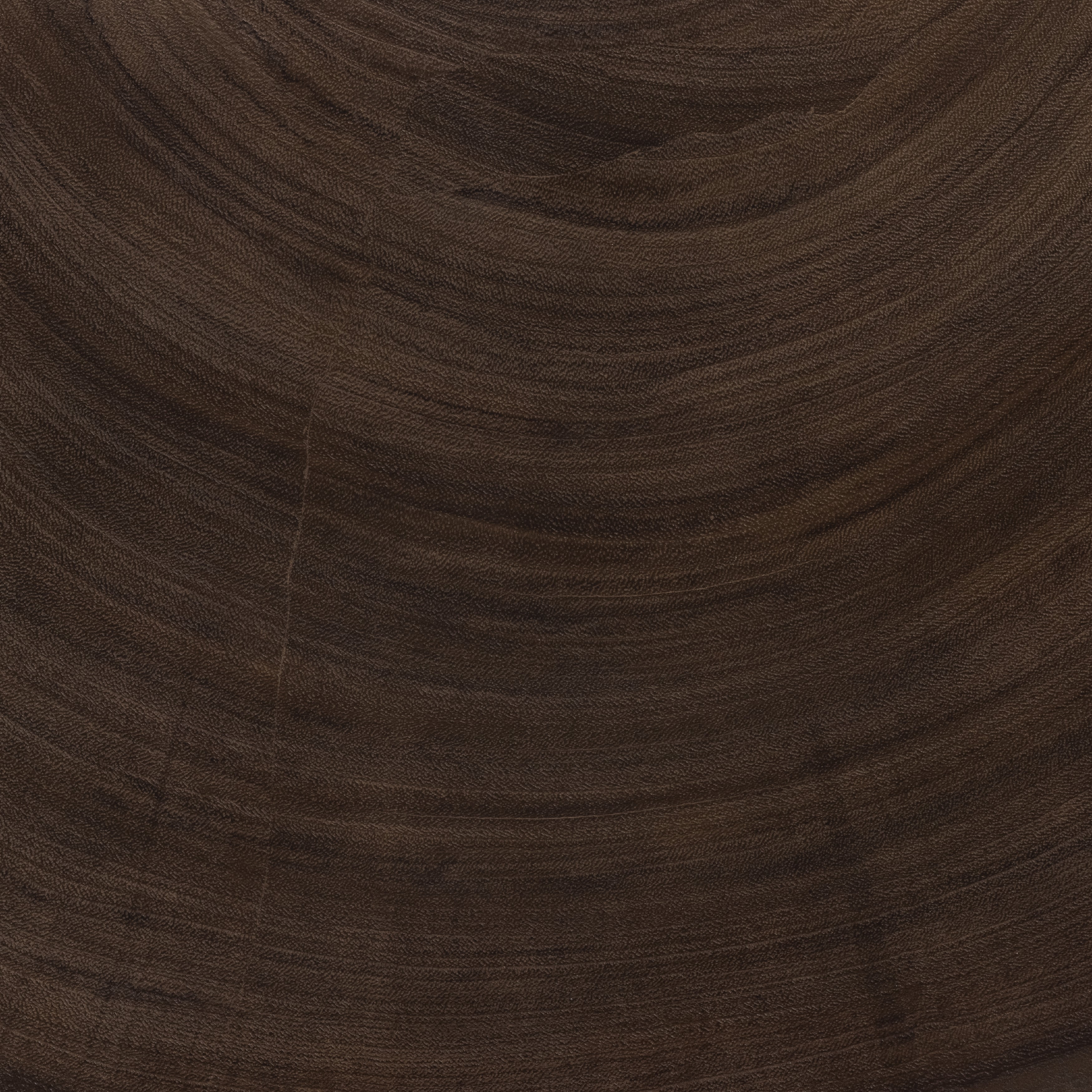 Natural beauty, total novelty. Oyster-cut Guanacaste forms a petite, kidney-shaped coffee table. Visible rings speak to woods' natural graining, while a dark gunmetal-finished base provides clean contrast to the whole look. Option to pair with taller piece, sold separately. Amethyst Home provides interior design, new construction, custom furniture, and area rugs in the Tampa metro area.
