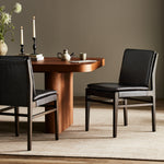 Featuring Aya Sonoma Black Dining Chair by Four Hands at Amethyst Home. Modern and transitional, burnt oak nettlewood frames this armless dining chair. Finished with a top-grain leather exclusive to Four Hands.
Collection: AshfordColors: Sonoma Black ,Burnt OakMaterials: Top Grain Leather ,Solid OakOverall Dimensions: 19.75"W x 25.25"L x 34.75"H Weight: 15.54 lbsSeat Depth: 18.25"Se. Amethyst Home provides interior design, new construction, custom furniture, and area rugs in the Dallas metro area.