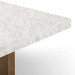 Featuring Bellamy White Carrera Marble Rectangular Coffee Table by Four Hands at Amethyst Home. Structured lines and wide proportions fuse for a mixed material coffee table of smoked oak and polished marble.Collection: HughesColors: White Carrera Marble ,Smoked Oak VeneerMaterials: Carrara Solid ,Thick Oak Veneer ,Poplar Plywood Weight: 207.23 lbs. Amethyst Home provides interior design, new home construction design consulting, vintage area rugs, and lighting in the Washington metro area.