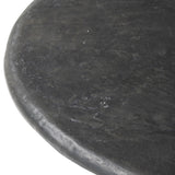 Featuring Bonnie Textured Black Concrete Coffee Table by Four Hands at Amethyst Home. A cylindrical pedestal base delivers a touch of softness to a a heavily textured tabletop of slate-like concrete.Collection: ChandlerColors: Textured Black ConcreteMaterials: Concrete Weight: 72.75 lbs. Amethyst Home provides interior design, new home construction design consulting, vintage area rugs, and lighting in the Park City metro area.