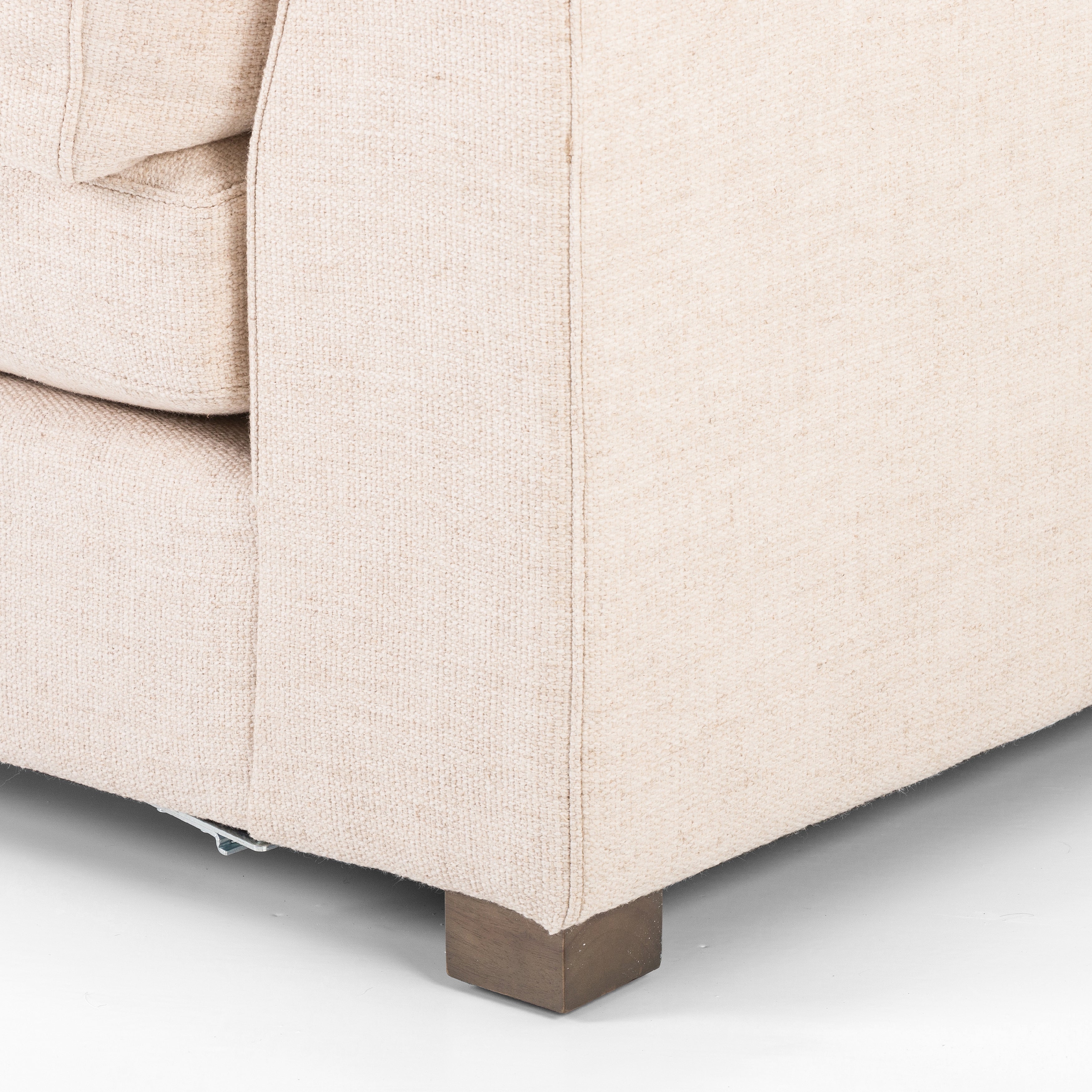 Featuring Boone Thames Cream 3-PC Sectional Sofa by Four Hands at Amethyst Home. Boone Thames Cream 3-PC Sectional Sofa is a sink-right-in seating ideal for daily lounging, with performance-grade upholstery. Performance fabrics are specially created to withstand spills, stains, high traffic and wear, ensuring long-term comfort and unmatched durability.
Overall Dimensions: 118"W x 118"L x 32"HW. Amethyst Home provides interior design services, furniture, rugs, and lighting in the Miami metro area. 