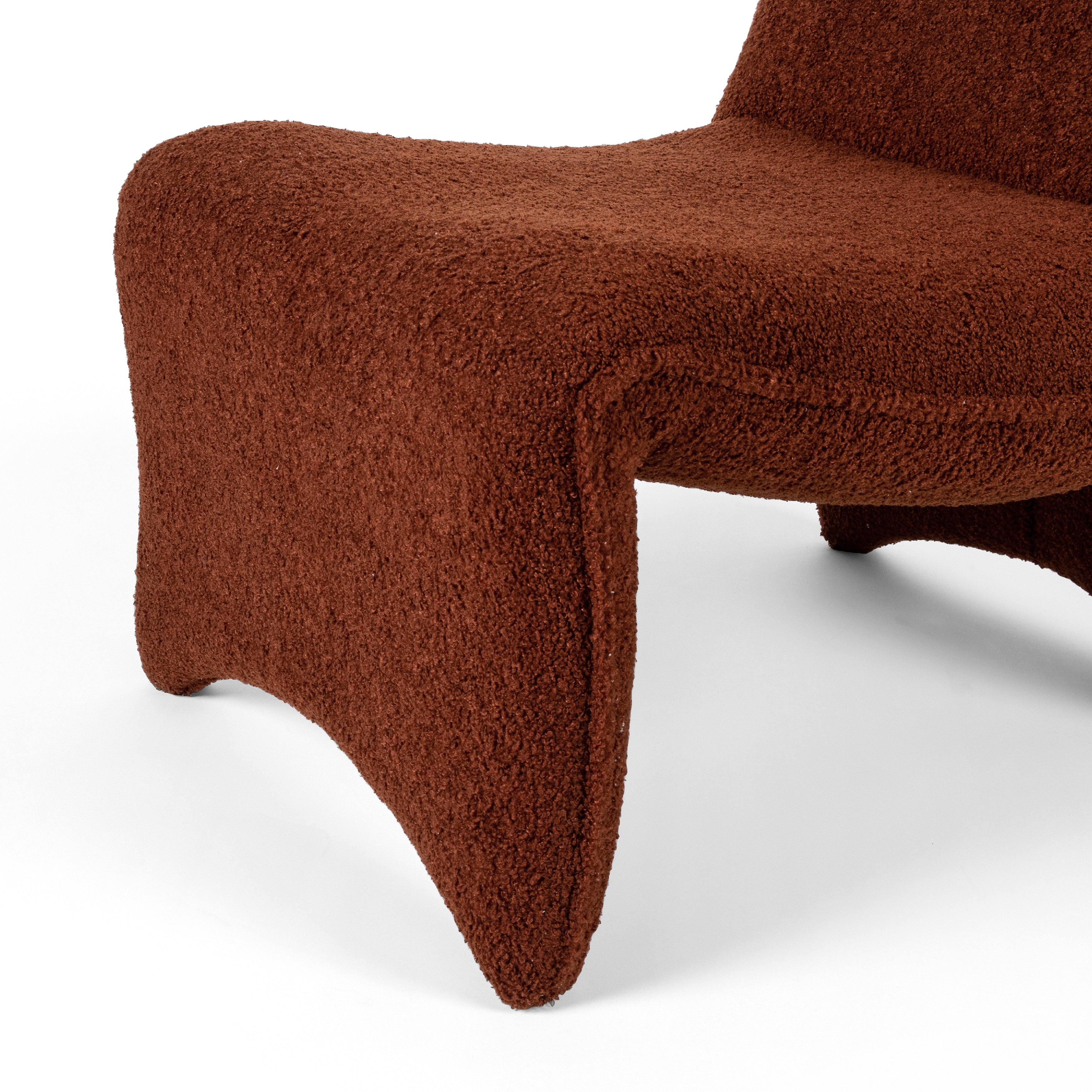 Featuring Bridgette Cardiff Auburn Chair by Four Hands at Amethyst Home. Bridgette Cardiff Auburn Chair is fashion and function meet to create one inviting seat. The fluid lines of this chair are right on trend. And a micro shearling performance fabric, which happens to be liquid-repellent, adds an extra layer of softness and durability. Performance fabrics are specially created to withstand sp. Amethyst Home provides interior design services, furniture, rugs, and lighting in the Miami metro area.