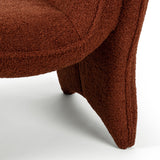 Featuring Bridgette Cardiff Auburn Chair by Four Hands at Amethyst Home. Bridgette Cardiff Auburn Chair is fashion and function meet to create one inviting seat. The fluid lines of this chair are right on trend. And a micro shearling performance fabric, which happens to be liquid-repellent, adds an extra layer of softness and durability. Performance fabrics are specially created to withstand sp. Amethyst Home provides interior design services, furniture, rugs, and lighting in the Omaha metro area.