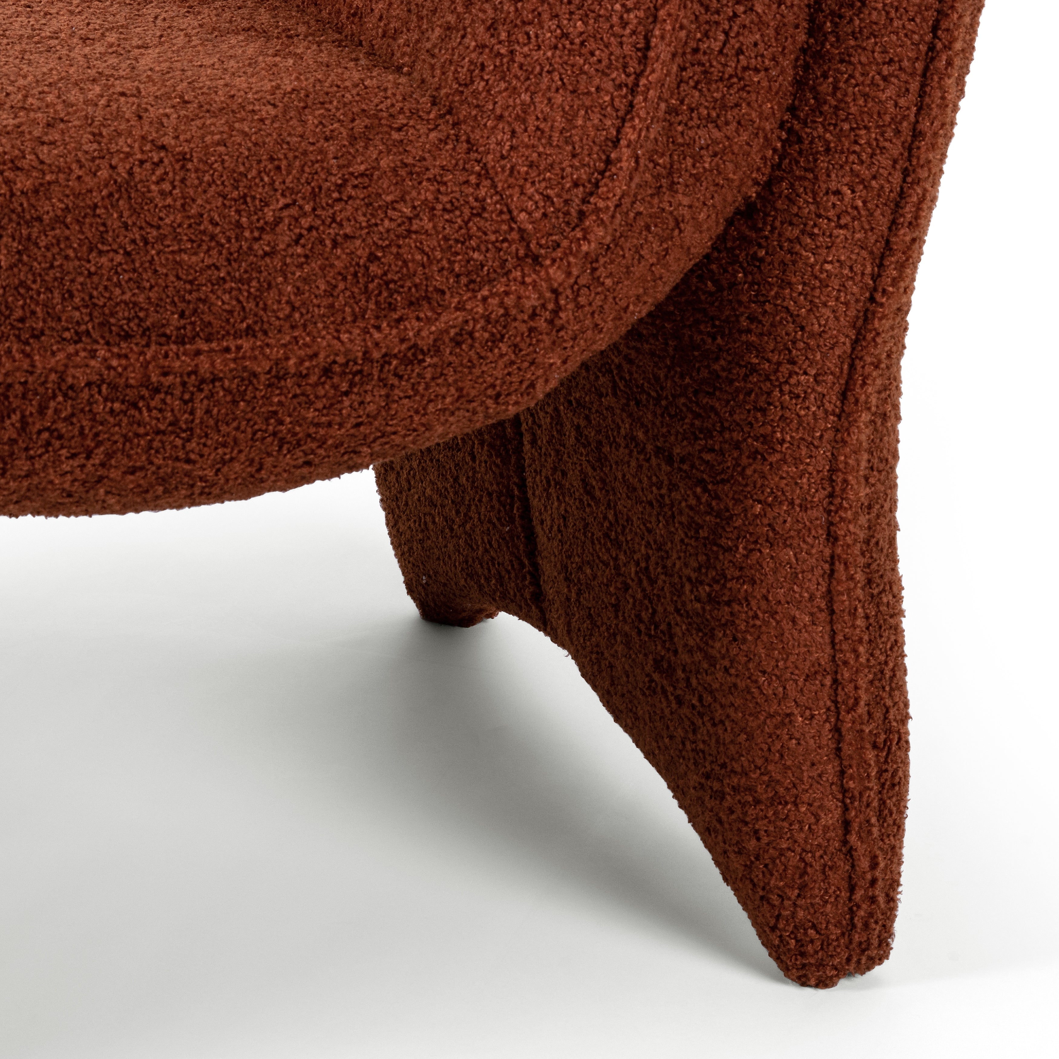 Featuring Bridgette Cardiff Auburn Chair by Four Hands at Amethyst Home. Bridgette Cardiff Auburn Chair is fashion and function meet to create one inviting seat. The fluid lines of this chair are right on trend. And a micro shearling performance fabric, which happens to be liquid-repellent, adds an extra layer of softness and durability. Performance fabrics are specially created to withstand sp. Amethyst Home provides interior design services, furniture, rugs, and lighting in the Omaha metro area.