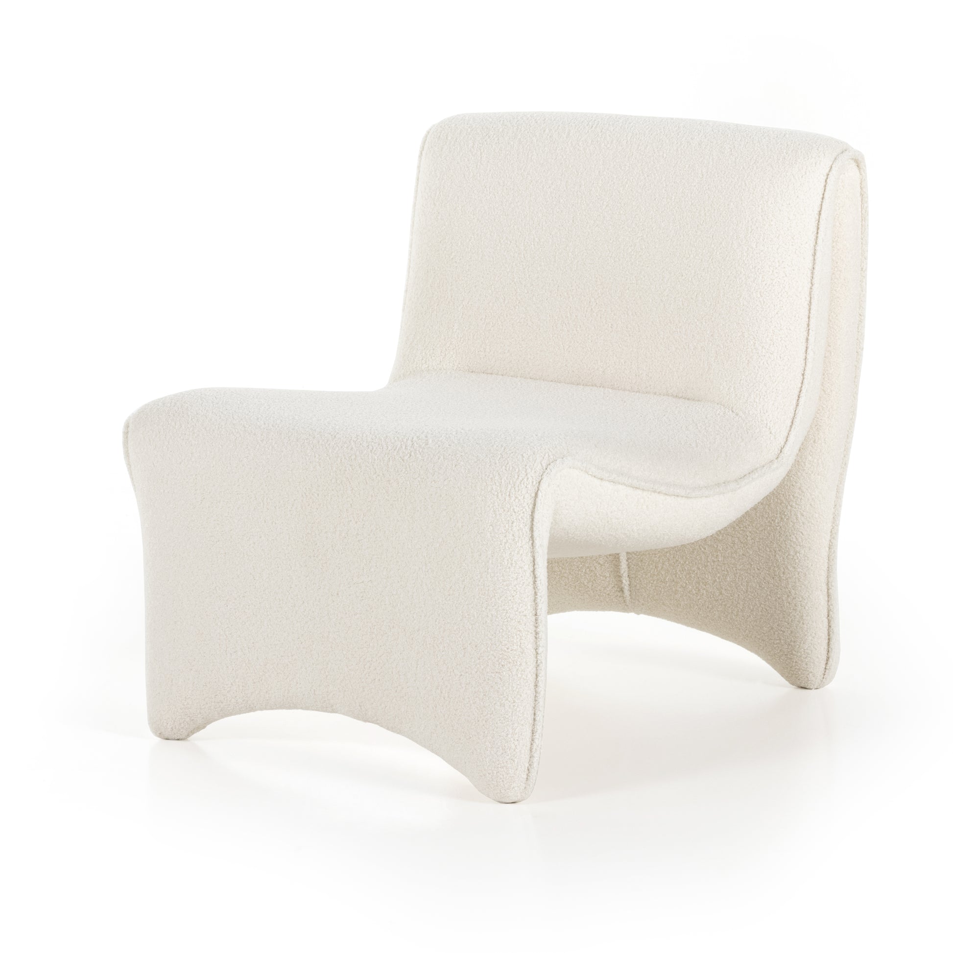 Fashion and function meet to create one inviting seat. The fluid lines of this chair are right on trend. And a micro shearling performance fabric , which happens to be liquid-repellent, adds an extra layer of softness and durability. Amethyst Home provides interior design services, furniture, rugs, and lighting in the Kansas City metro area.