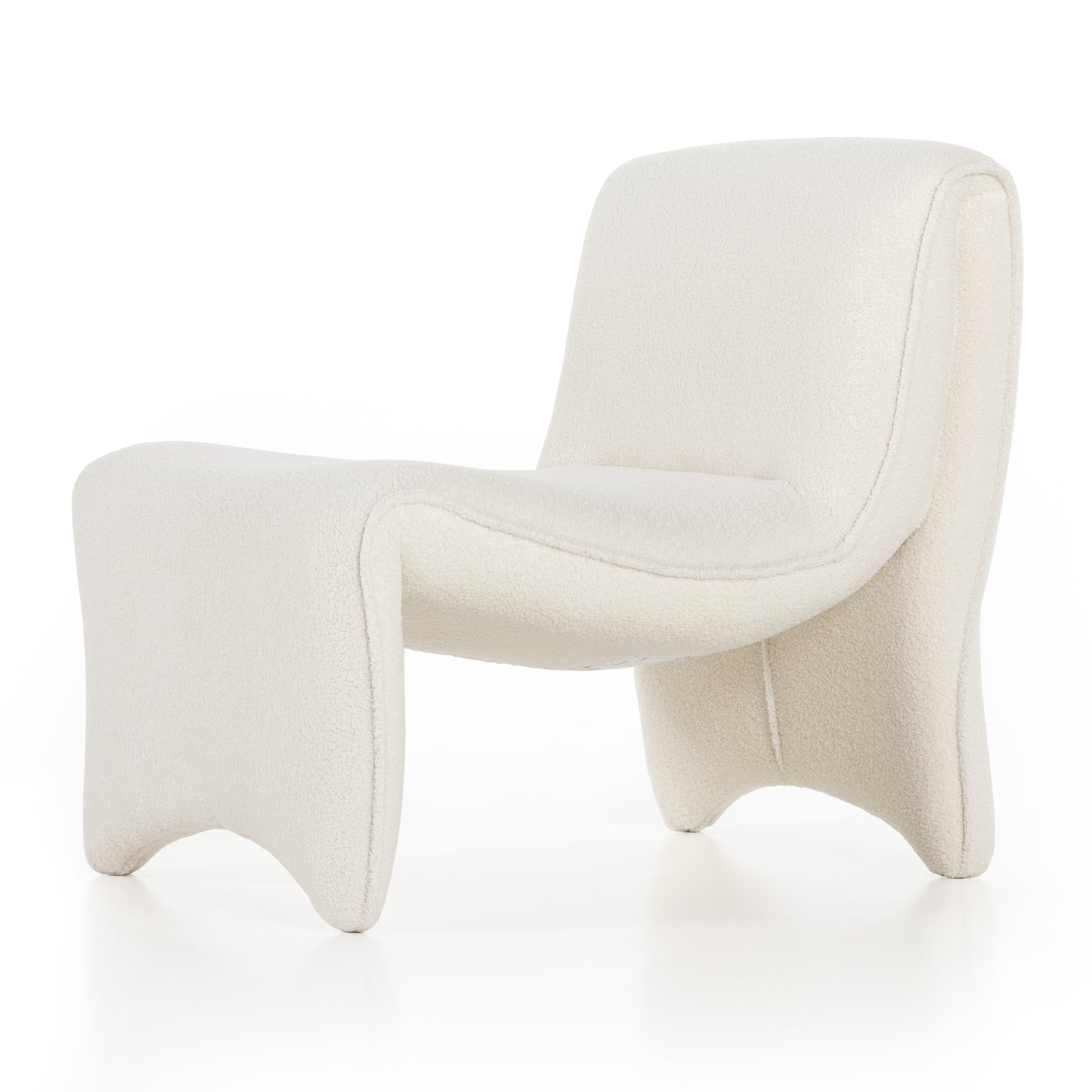 Fashion and function meet to create one inviting seat. The fluid lines of this chair are right on trend. And a micro shearling performance fabric , which happens to be liquid-repellent, adds an extra layer of softness and durability. Amethyst Home provides interior design services, furniture, rugs, and lighting in the Winter Garden metro area.
