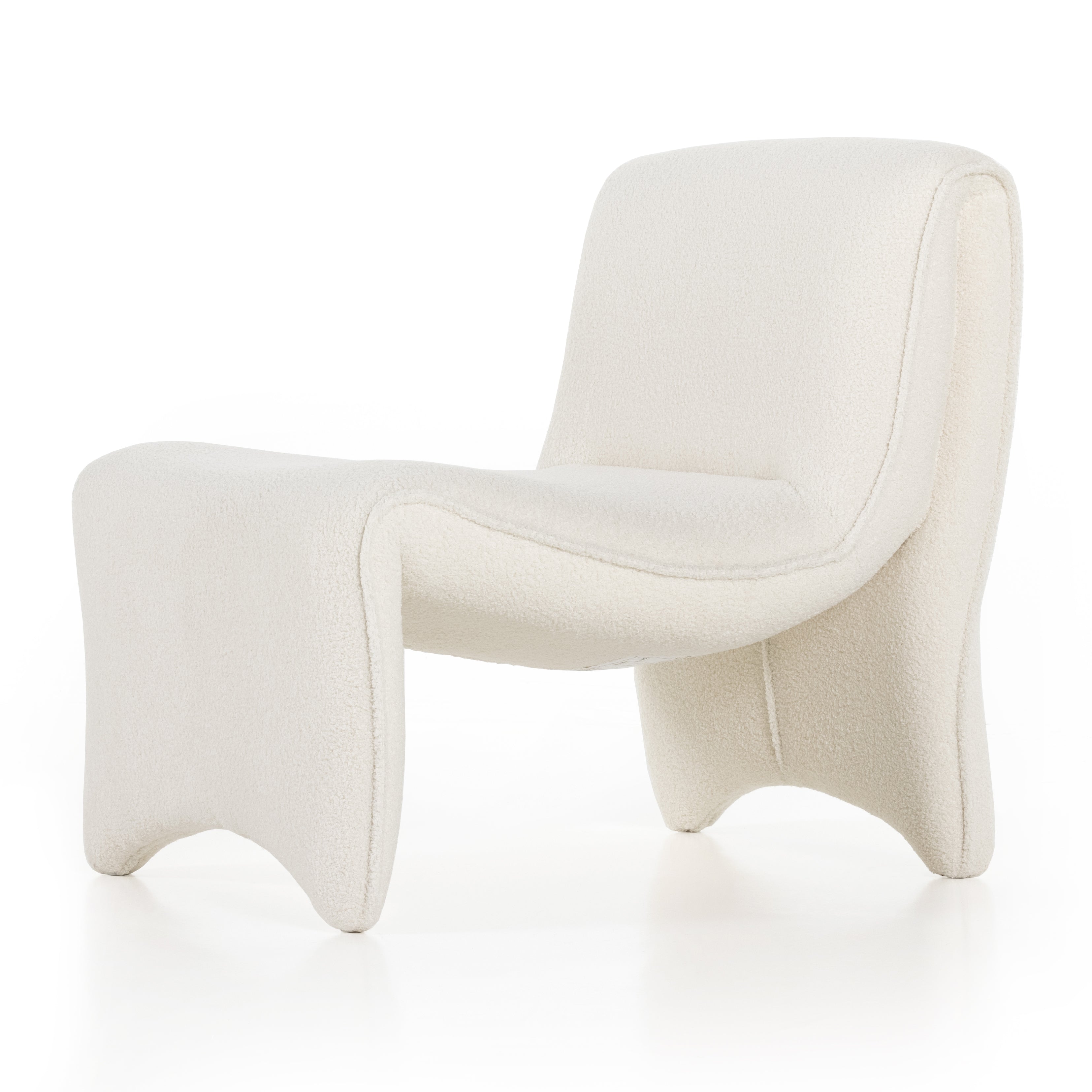 Fashion and function meet to create one inviting seat. The fluid lines of this chair are right on trend. And a micro shearling performance fabric , which happens to be liquid-repellent, adds an extra layer of softness and durability. Amethyst Home provides interior design services, furniture, rugs, and lighting in the Winter Garden metro area.