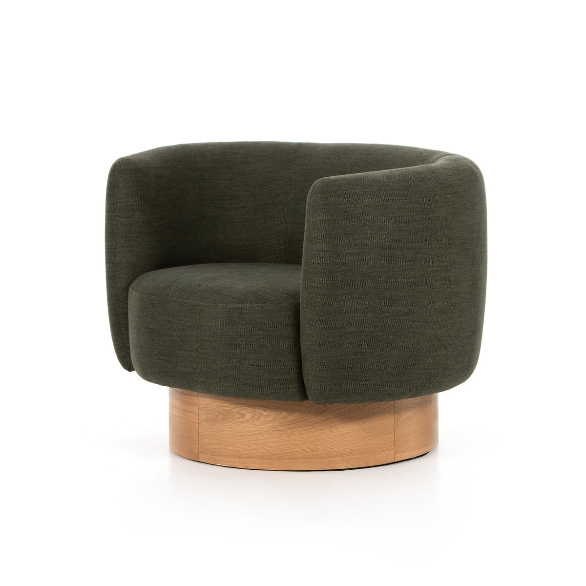 Calista Atlantis Moss Swivel Chair | ready to ship!