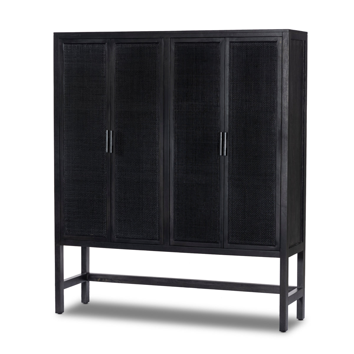 Caprice Black Wash Mango Cabinet | ready to ship!