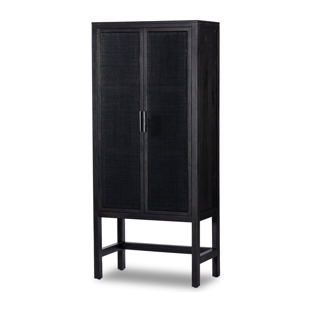 Caprice Black Wash Mango Narrow Cabinet | ready to ship!