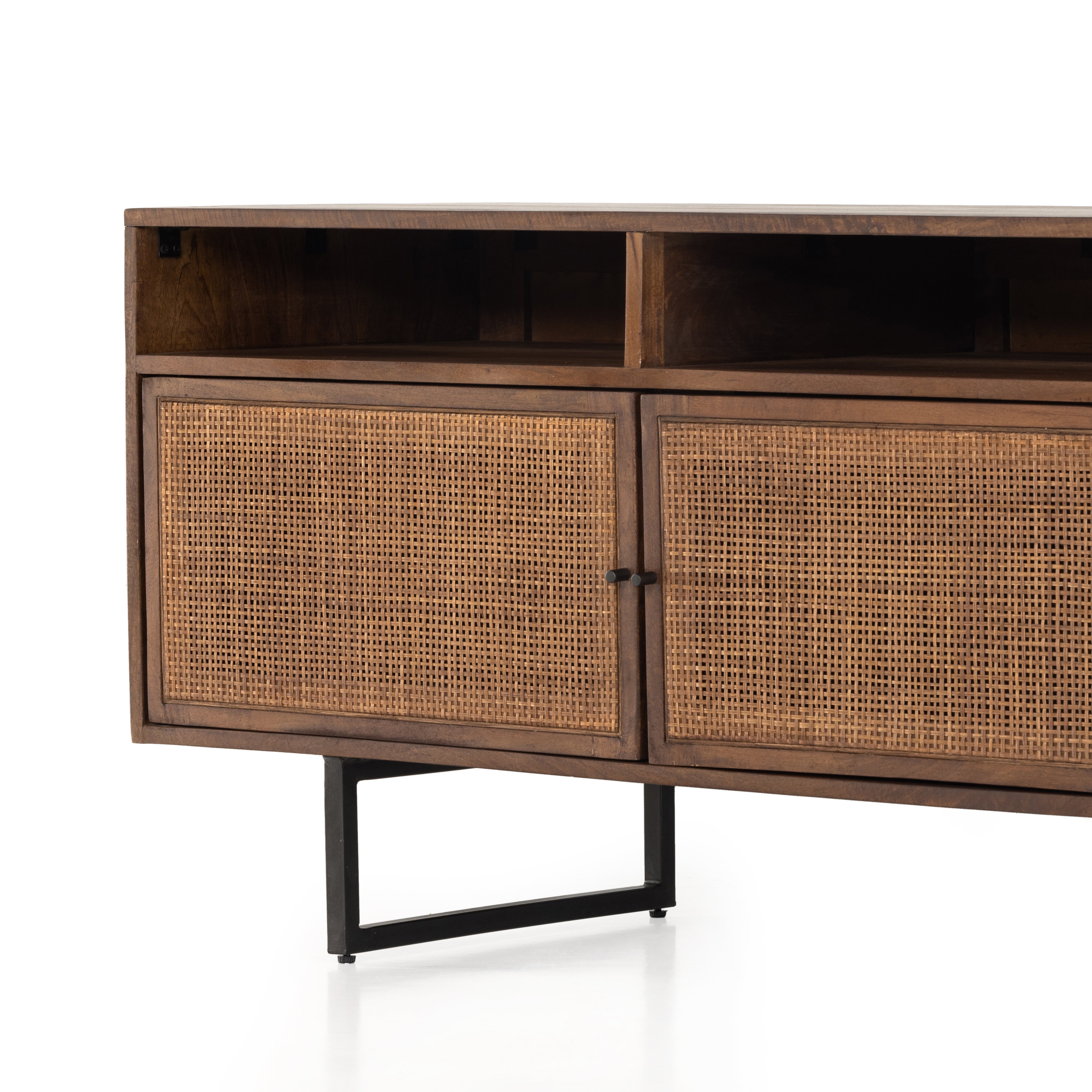 Featuring Carmel Brown Wash Media Console by Four Hands at Amethyst Home. no descriptionOverall Dimensions: 65"W x 18"L x 24"