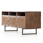 Featuring Carmel Brown Wash Media Console by Four Hands at Amethyst Home. no descriptionOverall Dimensions: 65"W x 18"L x 24"