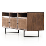 Featuring Carmel Brown Wash Media Console by Four Hands at Amethyst Home. no descriptionOverall Dimensions: 65"W x 18"L x 24"
