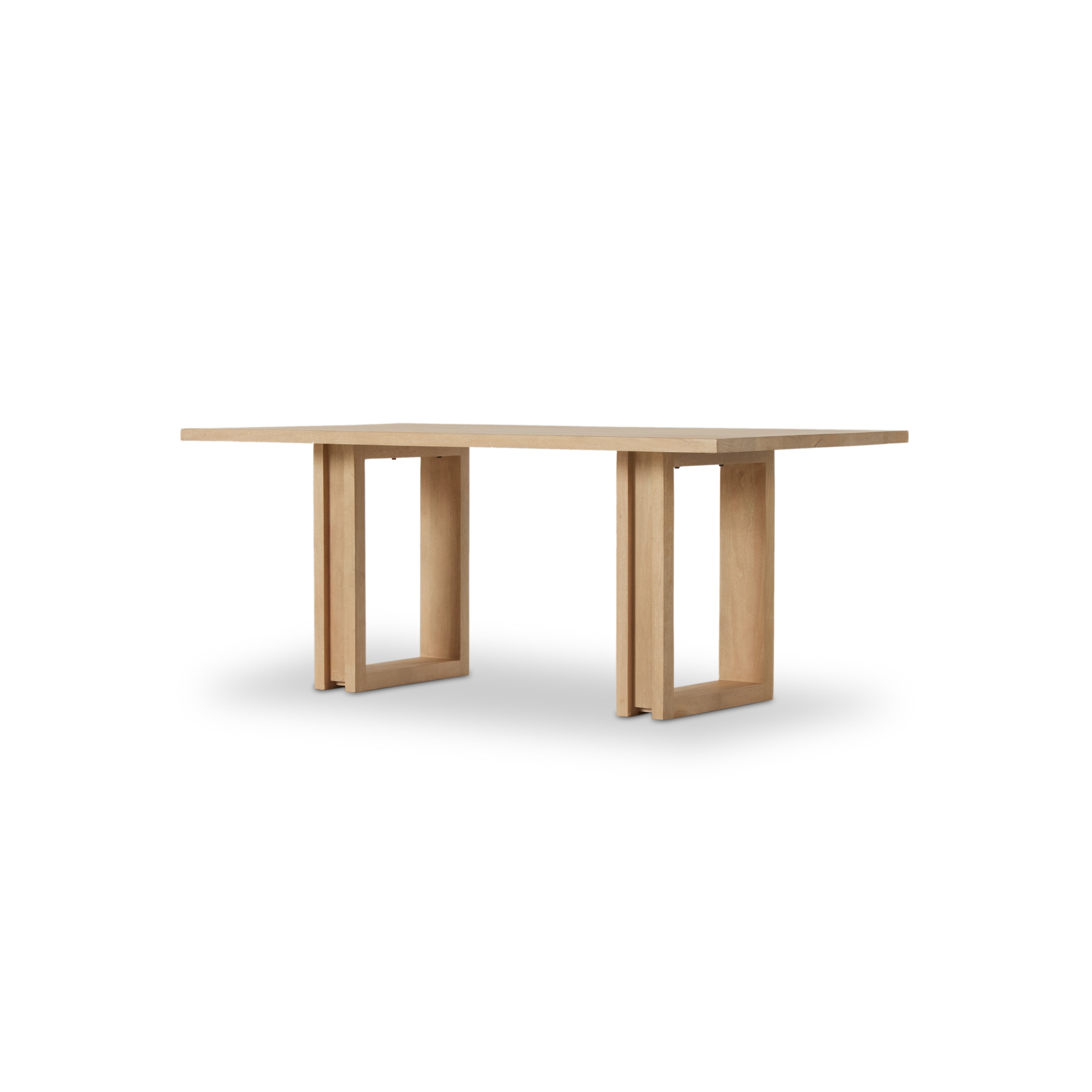 Featuring Carmel Natural Mango Dining Table by Four Hands at Amethyst Home. Made from solid mango with a light, natural finish, a clean, rectangular dining table is ready to seat six to eight guests comfortably.Overall Dimensions: 72"W x 40"L x 30"H
Collection: PrescottColors: Natural MangoMaterials: Solid Mango Weight: 135.48 lbs. Amethyst Home provides interior design, new construction, custom furniture, and area rugs in the Newport Beach metro area.