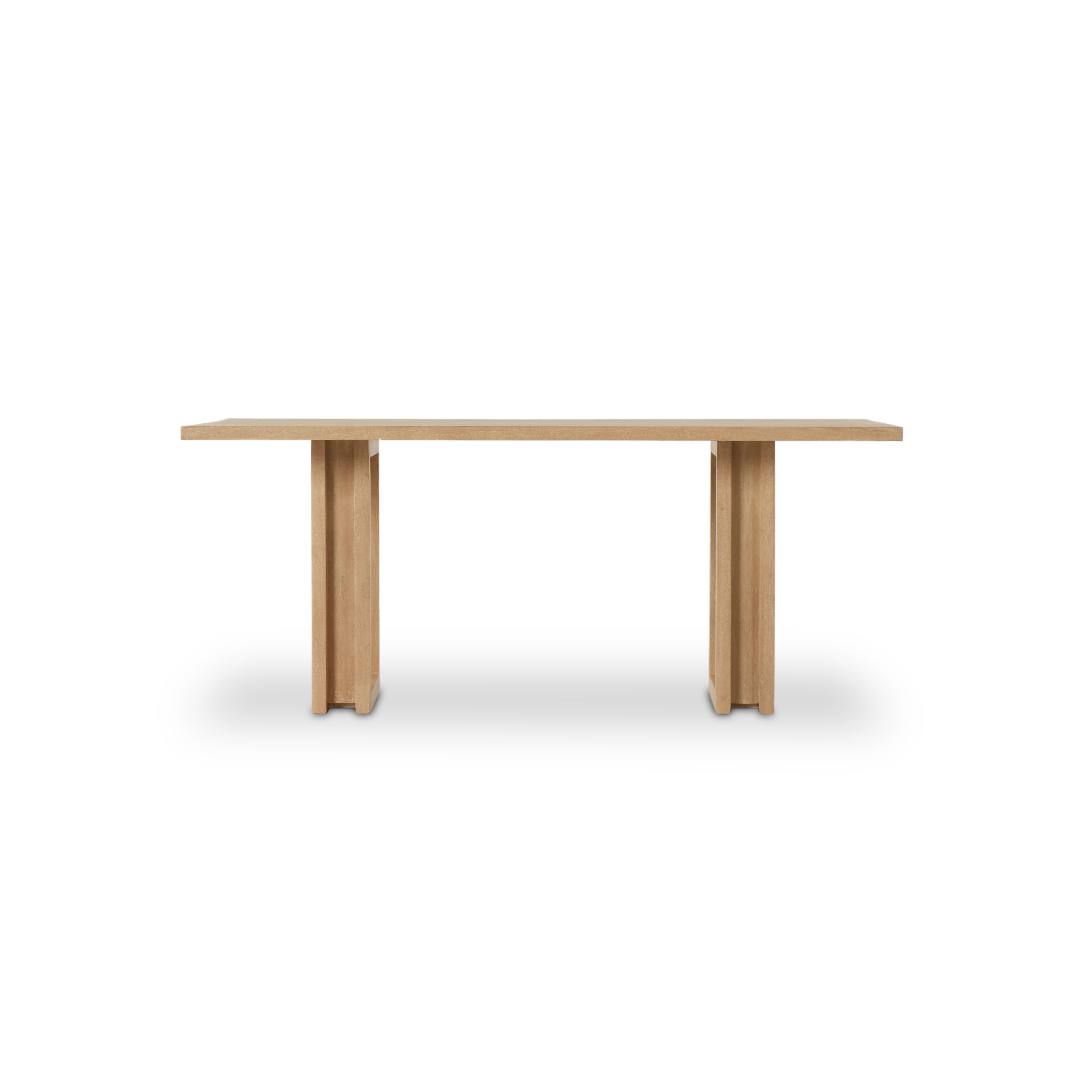 Featuring Carmel Natural Mango Dining Table by Four Hands at Amethyst Home. Made from solid mango with a light, natural finish, a clean, rectangular dining table is ready to seat six to eight guests comfortably.Overall Dimensions: 72"W x 40"L x 30"H
Collection: PrescottColors: Natural MangoMaterials: Solid Mango Weight: 135.48 lbs. Amethyst Home provides interior design, new construction, custom furniture, and area rugs in the Tampa metro area.