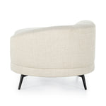 Pristinely upholstered in a cozy, chunky high-performance fabric, soft pill shaping speaks to the grand Parisian inspiration behind this unique statement chaise, with cross-base stretchers and splayed legs of black stainless steel. Performance fabrics are specially created to withstand spills, stains, high traffic and wear, ensuring long-term comfort and unmatched durability. Amethyst Home provides interior design, new construction, custom furniture, and area rugs in the Des Moines metro area.