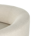 Pristinely upholstered in a cozy, chunky high-performance fabric, soft pill shaping speaks to the grand Parisian inspiration behind this unique statement chaise, with cross-base stretchers and splayed legs of black stainless steel. Performance fabrics are specially created to withstand spills, stains, high traffic and wear, ensuring long-term comfort and unmatched durability. Amethyst Home provides interior design, new construction, custom furniture, and area rugs in the Portland metro area.