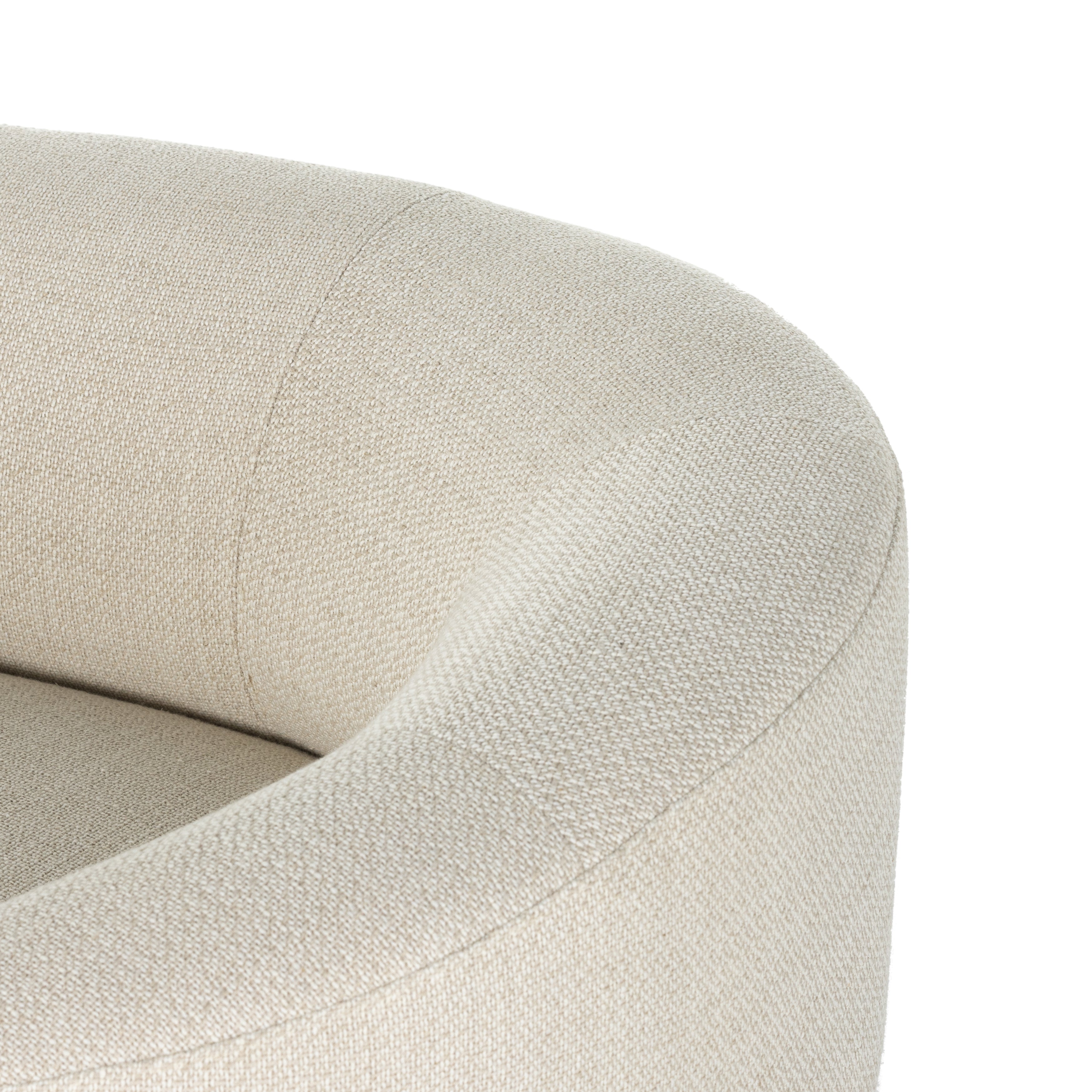 Pristinely upholstered in a cozy, chunky high-performance fabric, soft pill shaping speaks to the grand Parisian inspiration behind this unique statement chaise, with cross-base stretchers and splayed legs of black stainless steel. Performance fabrics are specially created to withstand spills, stains, high traffic and wear, ensuring long-term comfort and unmatched durability. Amethyst Home provides interior design, new construction, custom furniture, and area rugs in the Portland metro area.