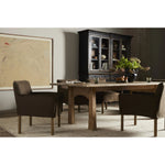 Featuring Clanton Aged Light Pine Dining Table by Four Hands at Amethyst Home. Made from light-finished pine, tapered legs and thick stretchers speak to the Swedish inspiration behind this 10-person dining table. Arched base cutouts soften a clean rectangular tabletop.Overall Dimensions: 42"W x 96"L x 30"HCollection: CordellaColors: Aged Light PineMaterials: S. Amethyst Home provides interior design, new home construction design consulting, vintage area rugs, and lighting in the Dallas metro area.