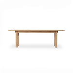 Featuring Clanton Aged Light Pine Dining Table by Four Hands at Amethyst Home. Made from light-finished pine, tapered legs and thick stretchers speak to the Swedish inspiration behind this 10-person dining table. Arched base cutouts soften a clean rectangular tabletop.Overall Dimensions: 42"W x 96"L x 30"HCollection: CordellaColors: Aged Light PineMater. Amethyst Home provides interior design, new home construction design consulting, vintage area rugs, and lighting in the Winter Garden metro area.