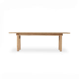 Featuring Clanton Aged Light Pine Dining Table by Four Hands at Amethyst Home. Made from light-finished pine, tapered legs and thick stretchers speak to the Swedish inspiration behind this 10-person dining table. Arched base cutouts soften a clean rectangular tabletop.Overall Dimensions: 42"W x 96"L x 30"HCollection: CordellaColors: Aged Light PineMater. Amethyst Home provides interior design, new home construction design consulting, vintage area rugs, and lighting in the Winter Garden metro area.