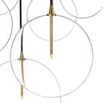 Featuring Cluster Black Cord 7 MIX Burnished Brass Chandelier by Four Hands at Amethyst Home. Clear glass spheres dangle at varying lengths for a stunning effect. Each globe is individually blown, shaped and sculpted by hand through a one-hour process. Brass and glass are 98% recyclable. Designed and sustainably crafted in Poland by Schwung.
Overall Dimensions. Amethyst Home provides interior design, new home construction design consulting, vintage area rugs, and lighting in the Austin metro area.