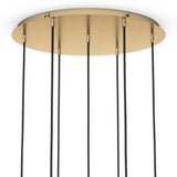 Featuring Cluster Black Cord 7 MIX Burnished Brass Chandelier by Four Hands at Amethyst Home. Clear glass spheres dangle at varying lengths for a stunning effect. Each globe is individually blown, shaped and sculpted by hand through a one-hour process. Brass and glass are 98% recyclable. Designed and sustainably crafted in Poland by Schwung.
Overall Dimensio. Amethyst Home provides interior design, new home construction design consulting, vintage area rugs, and lighting in the Monterey metro area.