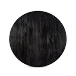 Featuring Cobain Flint Black Dining Table by Four Hands at Amethyst Home. A rounded table of solid mango wood forms purposefully burnished edges, producing a warm black patina for the home dining table.Overall Dimensions: 60"W x 60"L x 30"H
Collection: HarmonColors: Flint BlackMaterials: Solid Mango Weight: 146.2 lbs
Clearance from Floor: 28.50"Distance Between Legs (Side to S. Amethyst Home provides interior design, new construction, custom furniture, and area rugs in the Laguna Beach metro area.