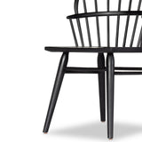 Featuring Connor Dining Chair by Four Hands at Amethyst Home. The classic Windsor, modernized. Seating of black-finished solid ash features a double-tiered back and finely sculpted frame.
Overall Dimensions: 24"W x 24"L x 35"HColors: Black AshMaterials: Solid AshWeight: 15.43Seat Depth: 18"Seat Height: 19.25"Arm Height from Floor: 25"Arm Height from Seat: 6"Seat Construction: Woode. Amethyst Home provides interior design, new construction, custom furniture and area rugs in the Nashville metro area