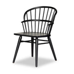 Featuring Connor Dining Chair by Four Hands at Amethyst Home. The classic Windsor, modernized. Seating of black-finished solid ash features a double-tiered back and finely sculpted frame.
Overall Dimensions: 24"W x 24"L x 35"HColors: Black AshMaterials: Solid AshWeight: 15.43Seat Depth: 18"Seat Height: 19.25"Arm Height from Floor: 25"Arm Height from Seat: 6"Seat Construction: Wooden Pl. Amethyst Home provides interior design, new construction, custom furniture and area rugs in the Tampa metro area