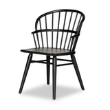 Featuring Connor Dining Chair by Four Hands at Amethyst Home. The classic Windsor, modernized. Seating of black-finished solid ash features a double-tiered back and finely sculpted frame.
Overall Dimensions: 24"W x 24"L x 35"HColors: Black AshMaterials: Solid AshWeight: 15.43Seat Depth: 18"Seat Height: 19.25"Arm Height from Floor: 25"Arm Height from Seat: 6"Seat Construction: Wooden Pl. Amethyst Home provides interior design, new construction, custom furniture and area rugs in the Tampa metro area