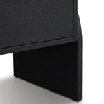 Featuring Cressida Black Linen Sideboard by Four Hands at Amethyst Home. Talk about novelty. Made from painted black linen, arched legs soften otherwise clean, modern shaping. Gunmetal, half-moon iron hardware completes the look. Rear cutouts for cord management.Overall Dimensions: 72"W x 19"L x 30"H
Collection: CallahanColors: Black Linen ,GunmetalMateria. Amethyst Home provides interior design, new home construction design consulting, vintage area rugs, and lighting in the Alpharetta metro area.