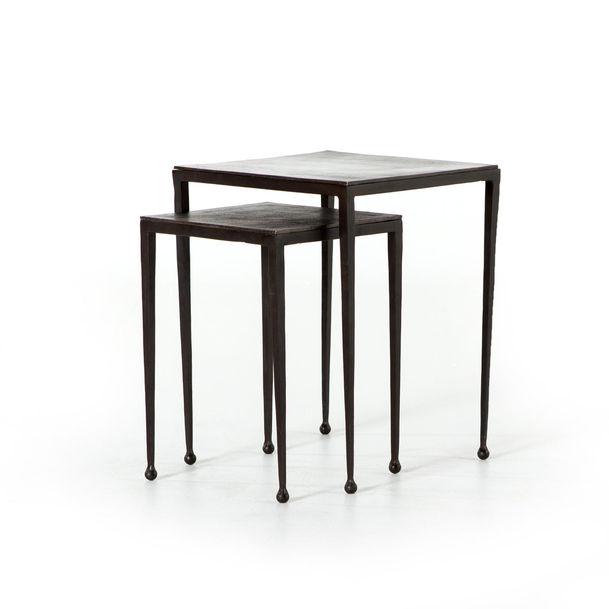 Dalston Antique Rust Nesting End Tables | shipping 09/08/2025