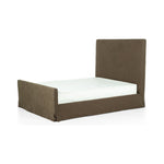 Featuring Daphne Coffee Slipcover Bed by Four Hands at Amethyst Home. Grand high back and matte linen beauty -- the Daphne bed is a dream!
Slipcovered bed upholstered in sustainably made Belgian Linen. Naturally durable and soft to the touch, Libeco-sourced linens are artisan-made and free of toxic chemicals. Slipcovered styles are fully removable and machine-washable for easy . Amethyst Home provides interior design, new construction, custom furniture and area rugs in the Newport Beach metro area