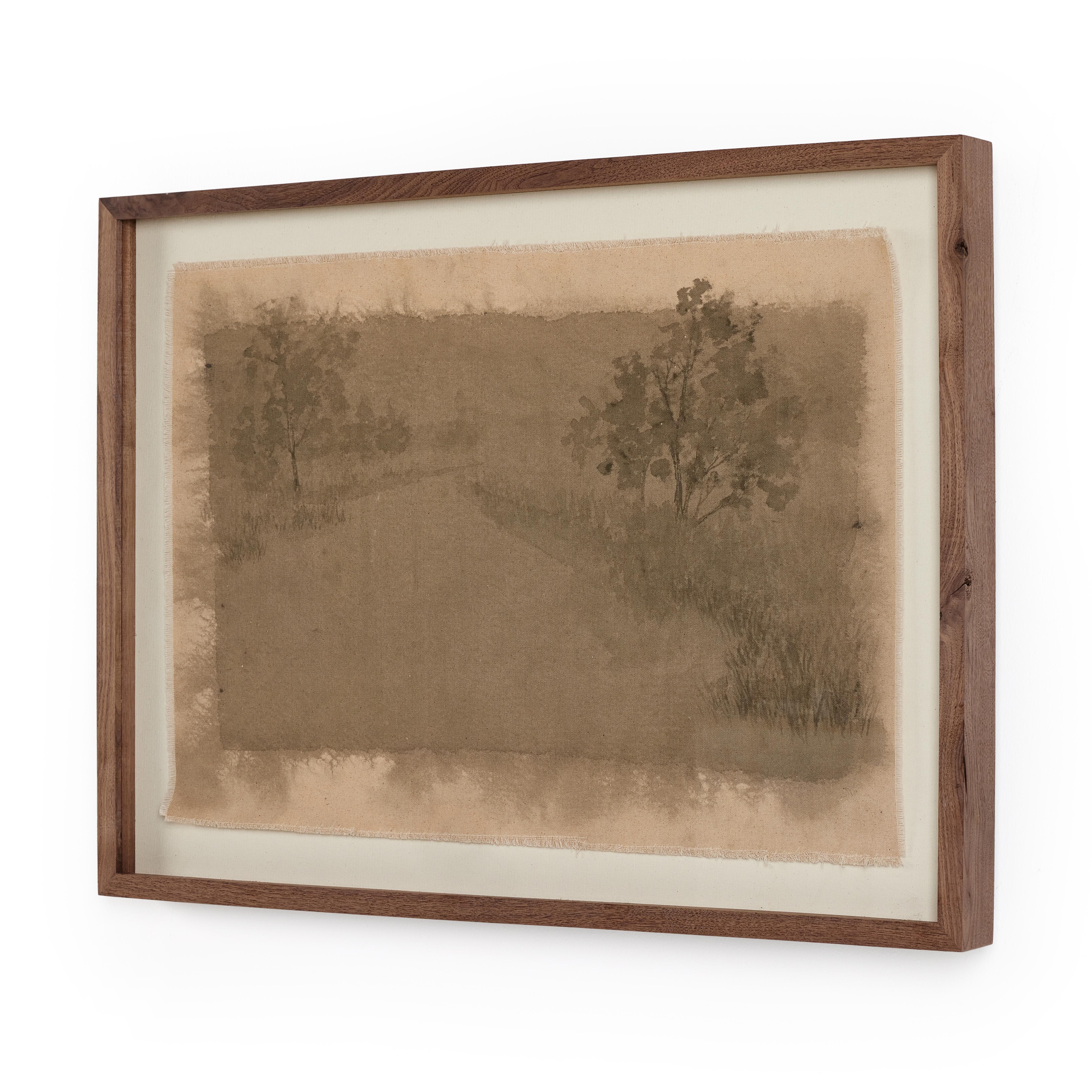 Inspired by the Texas Hill Country, Austin-based artist and registered nurse Aileen Fitzgerald painted this collection with and among nature, submerging each raw canvas in a local river before painting to create a fluid effect. If not currently in stock, this piece ships within three weeks. Handmade in Austin, Texas. Amethyst Home provides interior design, new home construction design consulting, vintage area rugs, and lighting in the Des Moines metro area.
