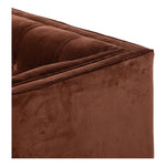 Featuring Dylan Surrey Auburn Chair by Four Hands at Amethyst Home. This low, tailored midcentury silhouette is upholstered in a velvety auburn fabric, with dramatic blind tufting for texture.
Overall Dimensions: 34.75"W x 34.75"L x 25.25"HCollection: KensingtonColors: Surrey Auburn, Sienna BrownMaterials: 76.8% Co, 23.2% Pl, Solid ParawoodWeight: 57.54 lbVolu. Amethyst Home provides interior design, new home construction design consulting, vintage area rugs, and lighting in the Boston metro area.