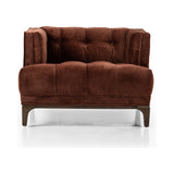 Featuring Dylan Surrey Auburn Chair by Four Hands at Amethyst Home. This low, tailored midcentury silhouette is upholstered in a velvety auburn fabric, with dramatic blind tufting for texture.
Overall Dimensions: 34.75"W x 34.75"L x 25.25"HCollection: KensingtonColors: Surrey Auburn, Sienna BrownMaterials: 76.8% Co, 23.2% Pl, Solid ParawoodWeight: 57.54. Amethyst Home provides interior design, new home construction design consulting, vintage area rugs, and lighting in the Newport Beach metro area.
