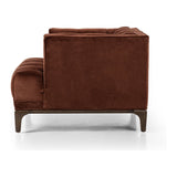 Featuring Dylan Surrey Auburn Chair by Four Hands at Amethyst Home. This low, tailored midcentury silhouette is upholstered in a velvety auburn fabric, with dramatic blind tufting for texture.
Overall Dimensions: 34.75"W x 34.75"L x 25.25"HCollection: KensingtonColors: Surrey Auburn, Sienna BrownMaterials: 76.8% Co, 23.2% Pl, Solid ParawoodWeight: 57.54 lb. Amethyst Home provides interior design, new home construction design consulting, vintage area rugs, and lighting in the Scottsdale metro area.