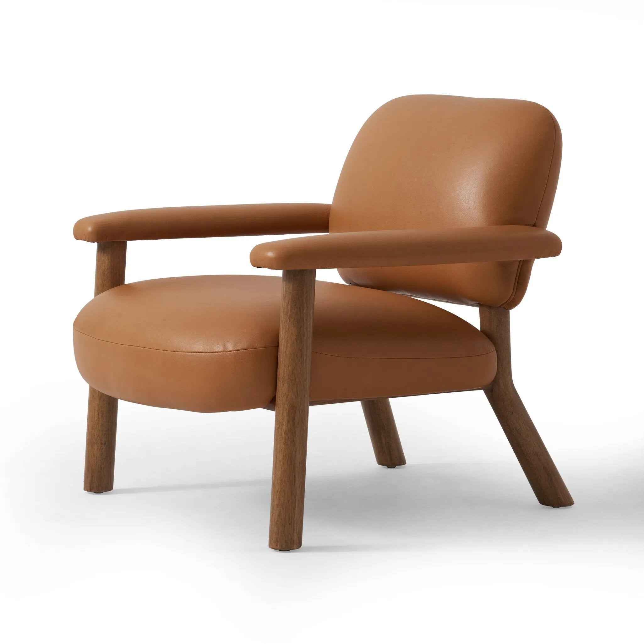 Featuring Eisley Trevino Camel Accent Chair by Four Hands at Amethyst Home. Sleek and inviting, this wood-meets-leather arm chair is timeless in any context. Large cylindrical legs support the upholstered back and seat, which are covered in camel-colored top-grain leather. Spring suspension adds comfort and durability to the seat cushion.
Collection: CarnegieC. Amethyst Home provides interior design, new home construction design consulting, vintage area rugs, and lighting in the Austin metro area.