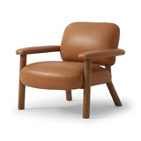 Featuring Eisley Trevino Camel Accent Chair by Four Hands at Amethyst Home. Sleek and inviting, this wood-meets-leather arm chair is timeless in any context. Large cylindrical legs support the upholstered back and seat, which are covered in camel-colored top-grain leather. Spring suspension adds comfort and durability to the seat cushion.
Collection: Carneg. Amethyst Home provides interior design, new home construction design consulting, vintage area rugs, and lighting in the Calabasas metro area.