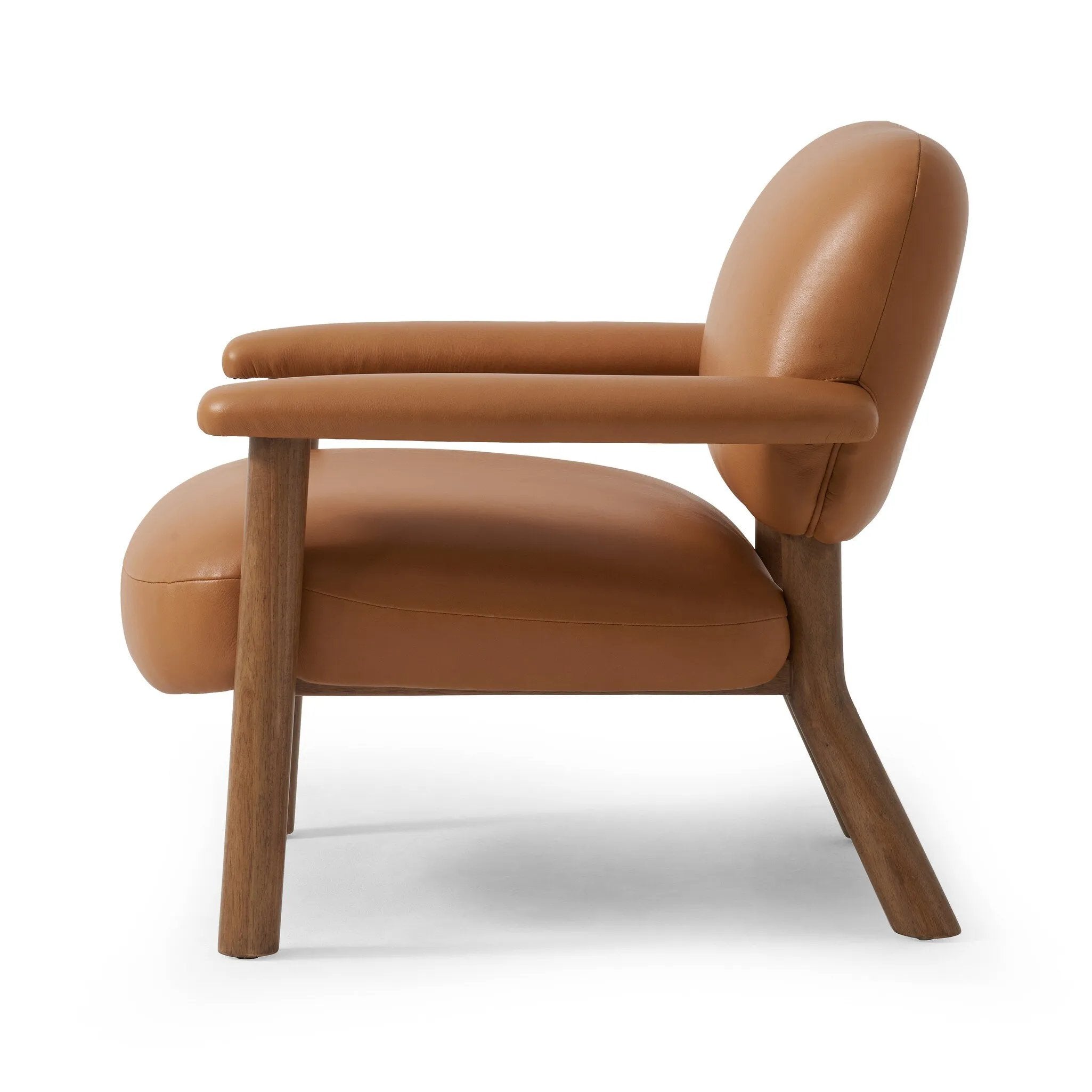 Featuring Eisley Trevino Camel Accent Chair by Four Hands at Amethyst Home. Sleek and inviting, this wood-meets-leather arm chair is timeless in any context. Large cylindrical legs support the upholstered back and seat, which are covered in camel-colored top-grain leather. Spring suspension adds comfort and durability to the seat cushion.
Collection: Carneg. Amethyst Home provides interior design, new home construction design consulting, vintage area rugs, and lighting in the Park City metro area.